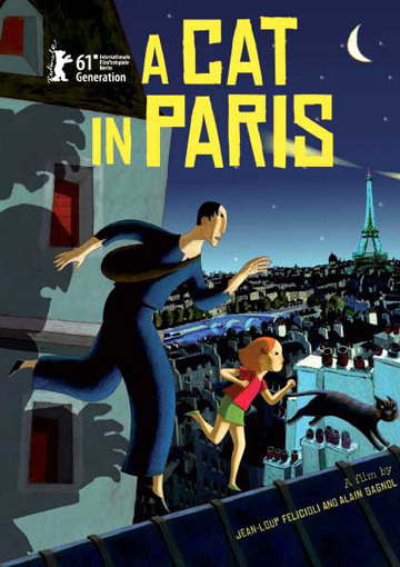 دانلود انیمیشن A Cat in Paris 2010