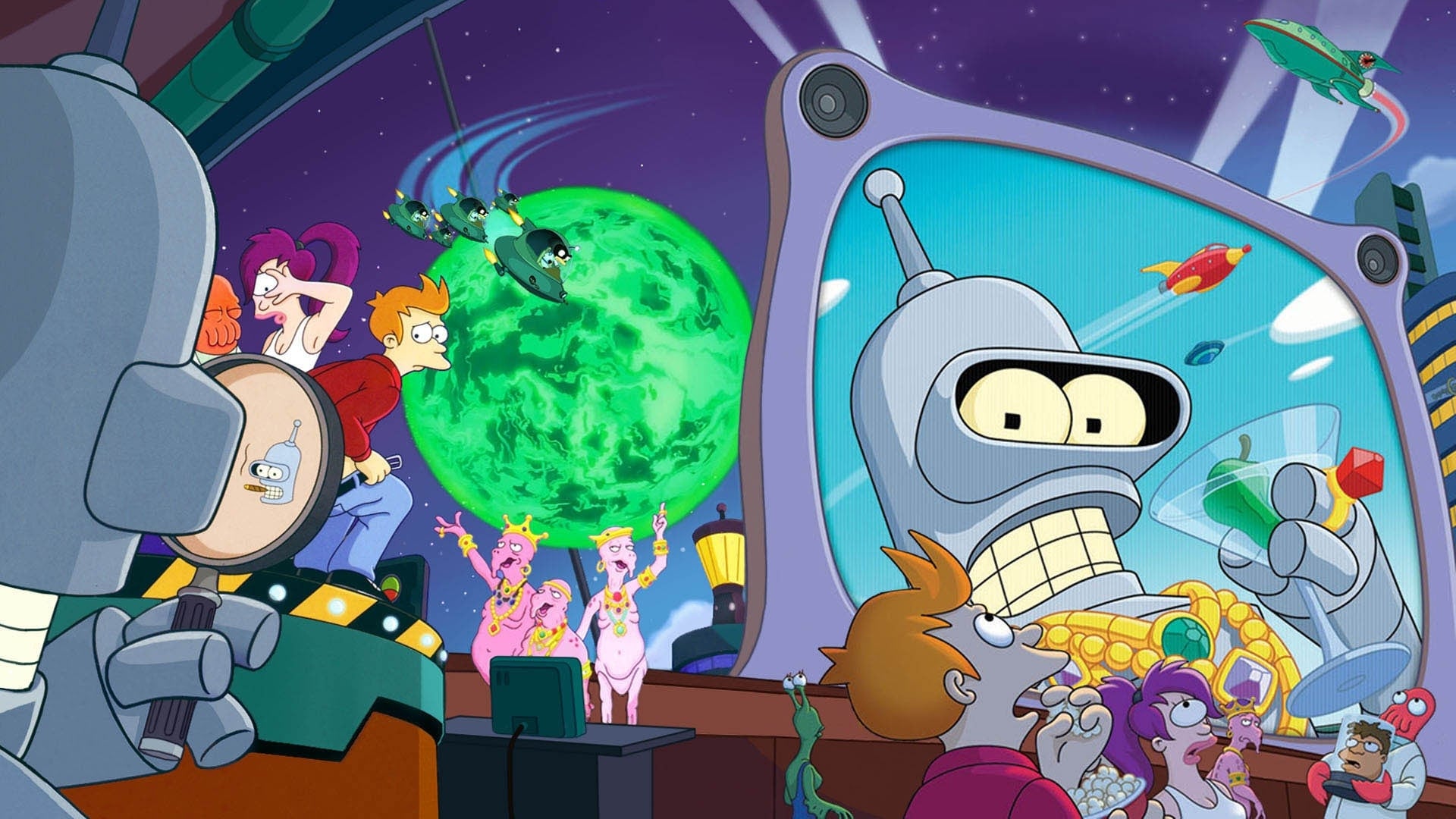 دانلود انیمیشن Futurama: Bender’s Big Score 2007