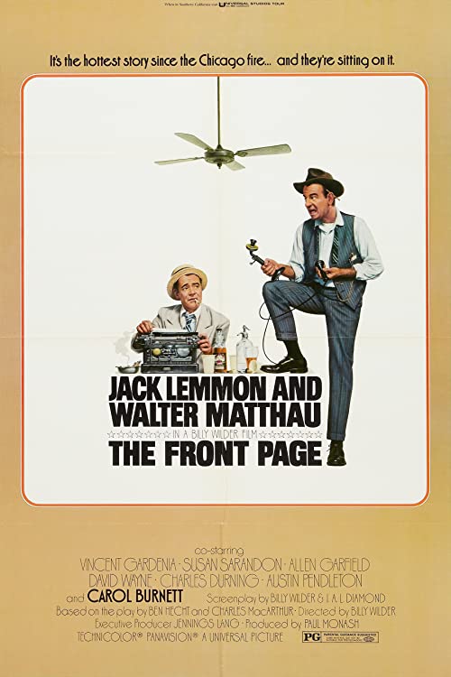 دانلود فیلم The Front Page 1974