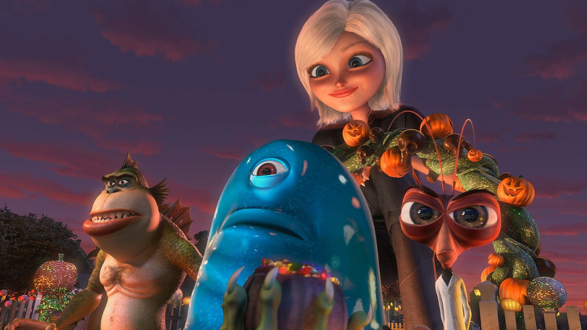 دانلود انیمیشن Monsters vs Aliens: Mutant Pumpkins from Outer Space 2009