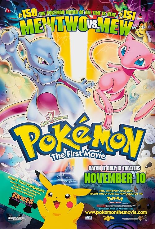 دانلود انیمه Pokémon: The First Movie – Mewtwo Strikes Back 1998